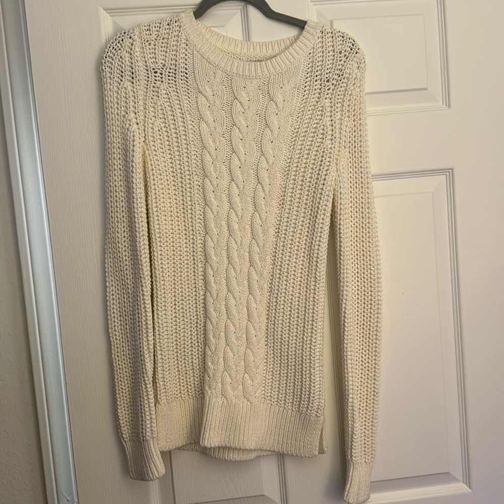 Nautical White Sweater